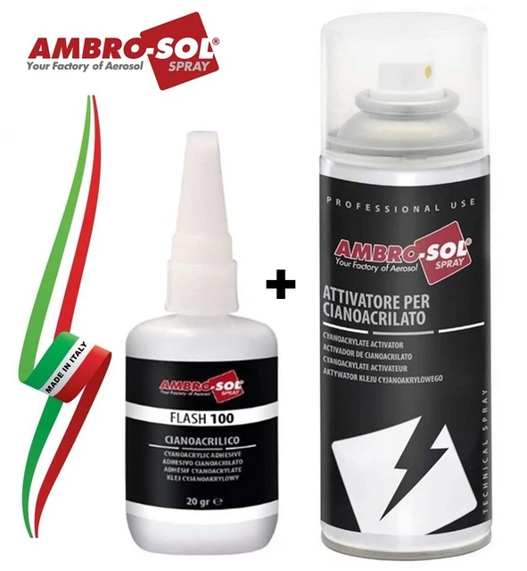 Colla Cianoacrilica 5 G Con Pennello – Adesivo Istantaneo Per Gomma, Metallo, Legno E Plastica