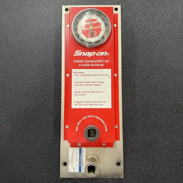 Snap-On TCR175 Torque Comparator, Torque Wrench Calibrator, Torqometer, Vintage