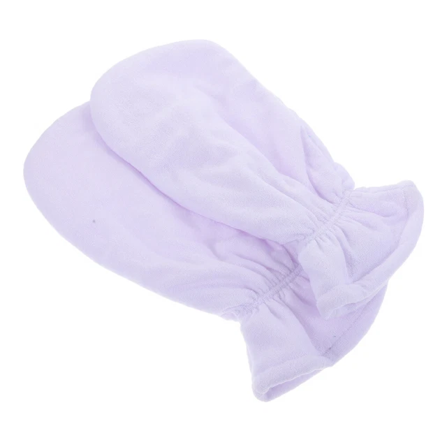 Guanti in cera idratanti maschera poliestere bianco per la cura della maschera a mano