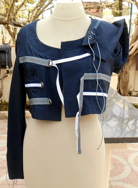 Veste Boléro Noir LMV 'Urban' - Taille 38 - Neuf Sans étiquettes - Fabriqué En France