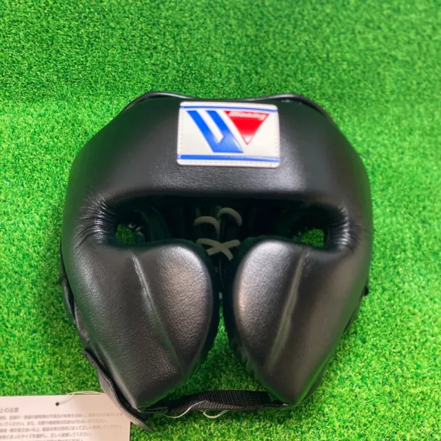 WINNING BOXING HEAD GEAR Face Guard Type  FG-2900 Black Size M Made in Japan