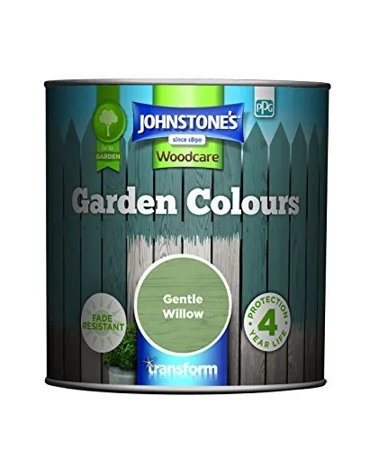 Johnstone's - Colores de jardín - Sauce suave - Pintura exterior de madera - Desvanecimiento