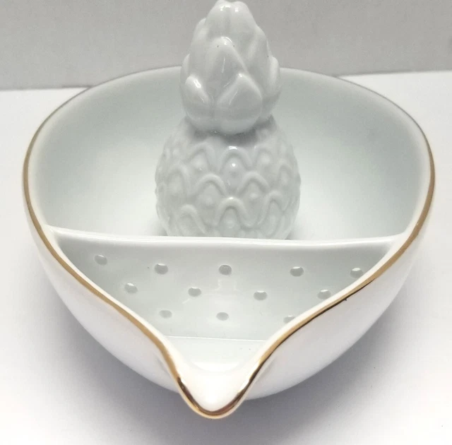 Exprimidor de porcelana Lilly Pulitzer 2015 edición limitada escarpador de piñas