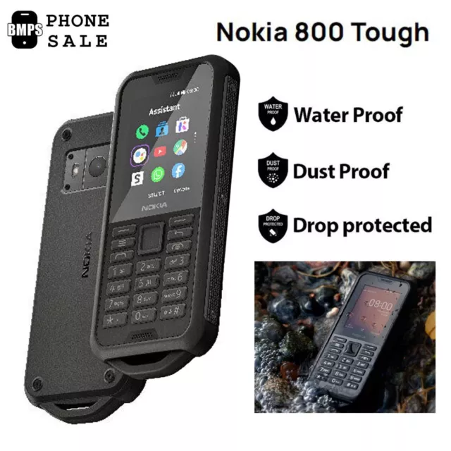 Nokia 800 Tough 4G Dual SIM Mobile Phone Waterproof dust-proof Feature Phone