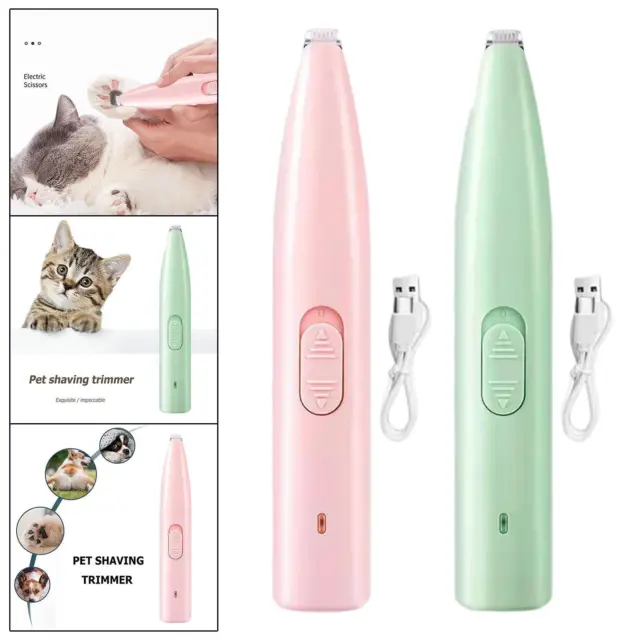 Professional Electric Dog Clippers USB Rechargeable Mute Foot Hair Trimmer