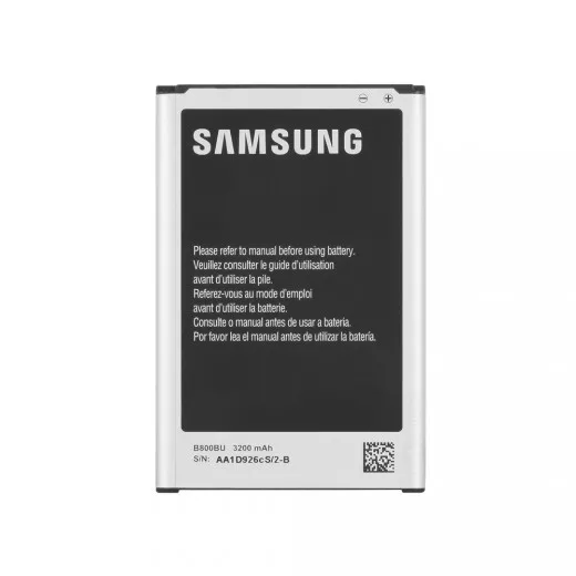 NEW OEM Samsung Note 3 Cell Phone Battery B800BU, 3200mAh, 3.8V Li-ion, 12.16 Wh