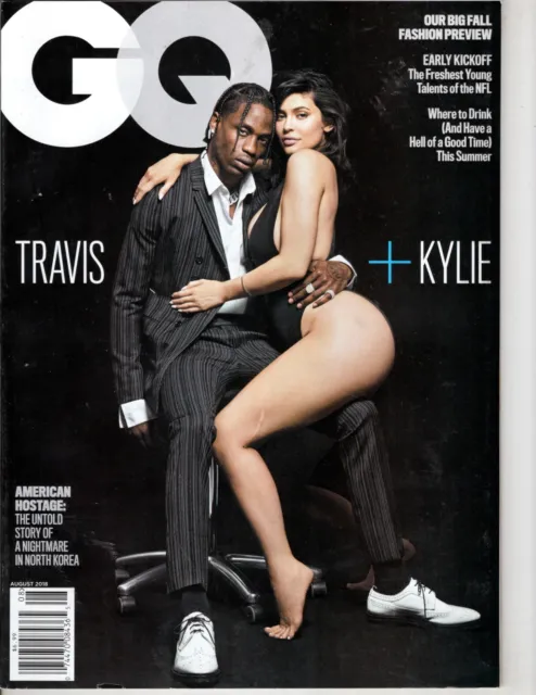 GQ Revue Août 2018 Travis Scott Kylie Jenner Otto Warmbier Ethan Hawke