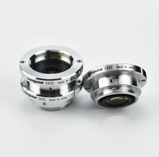 1PC Pre-owned Computar EX2C 2X Focal Length Extender Lens for C-Mount Camera