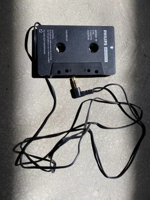 ADAPTATEUR CASSETTE AUDIO de voiture authentique Phillips