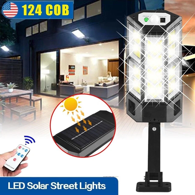 1000000LM LED Solar Outdoor Lights Bright Motion Sensor Garden Street Wall Lamp
