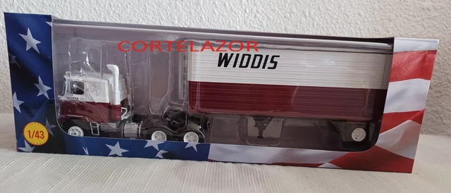 Modellino 1:43 Camion Mack F-series Del 1970 - Truck Lines Widdis USA - Altaya Diecast - Multicolor
