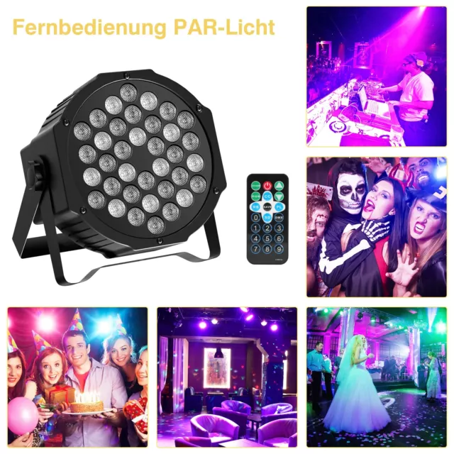 36 LED RGB Stage Light with Carry Bag Handbag PAR Can DMX Disco Event Show Party 3