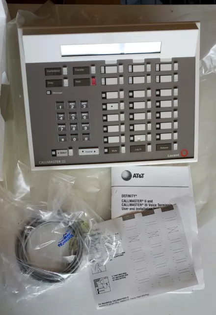 NEW AT&T Avaya Lucent Definity Call Master III Attendant Voice Console 603E