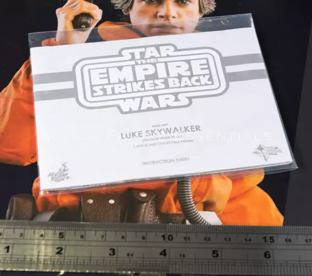 Hot Toys Star Wars Luke Skywalker Snowspeeder Pilot 1/6 istruzioni MMS585