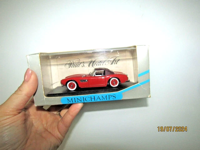 MINICHAMPS 1/43 vintage BMW 507 cabriolet N°73 de 100 mis en vente