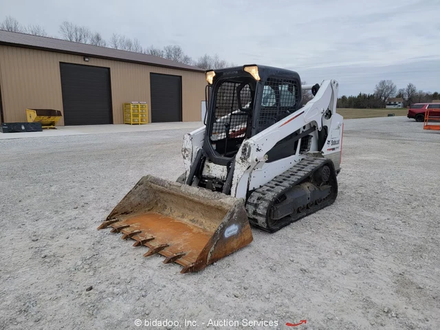2016 Bobcat T590 Skid Steer Track Loader Crawler Aux Hydraulics Diesel bidadoo