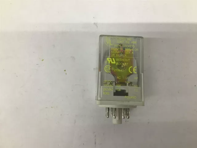 Square D 8501KP12V14 Ice Cube Relay 24V 50/60HZ