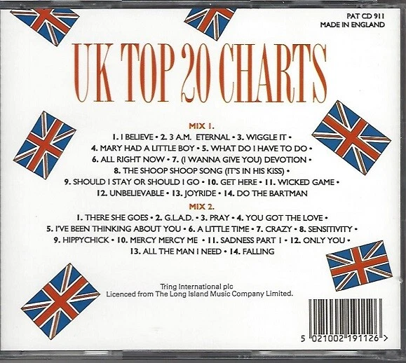 UK TOP 20 Charts By Chartbusta & The Megamixers 1 * New Cd Compilation ...