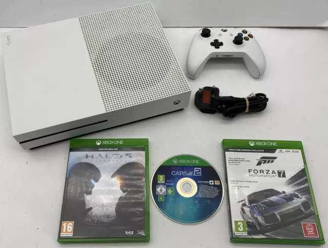 Xbox One S 1TB Console Bundle w/3 Classic Games+Controller (VGC, FAST SHIPPING)