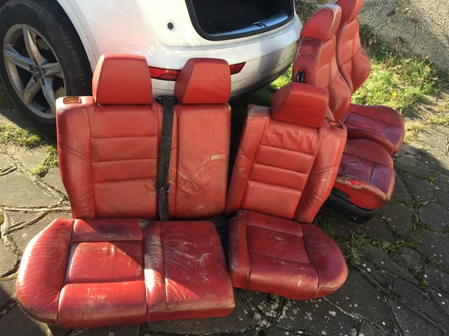 VW GOLF GTI MK4 RECARO SEATS RED LEATHER 3Dr/5Dr Seats 2