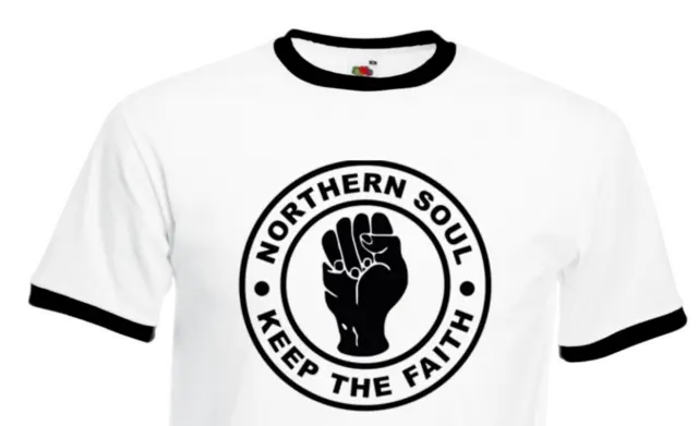 T shirt Northern Soul, Keep the Faith, Mod TSHIRT, scouters, suoneria uomo 5