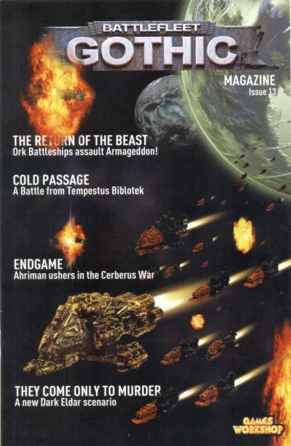 Citadel Warhammer 40K Battlefleet Gothic Magazine 13