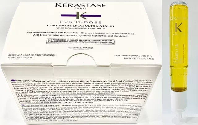 Concentre [H.A] Ultra Violet 10 X 12ML + Booster Nutrition 120ML Kerastase