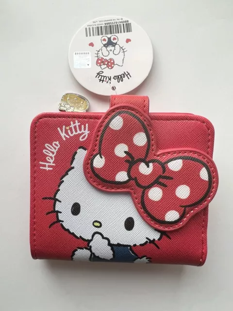 Sanrio Hello Kitty Red Bow Wallet -New In Box