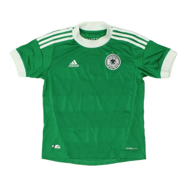 Germany 2012 Boys Green Adidas Away Shirt | Vintage Football Kids Sportswear