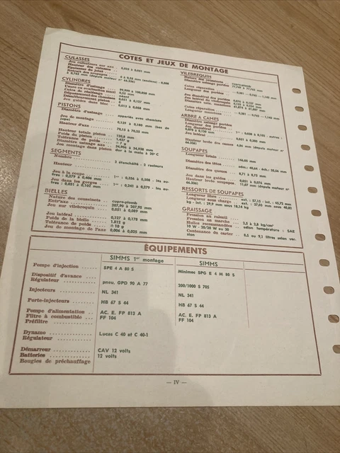 Engine Rtd TECHNICAL DATASHEET DIESEL Engine BMC Type Oee Chassis 3 4 And 5 Tons ...