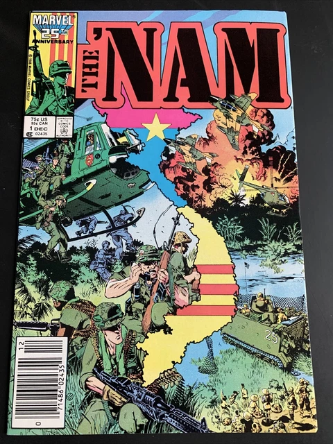 The Nam Marvel Comics lot:  1-13.  1,2,4 NEWSSTAND ISSUES. NM Condition