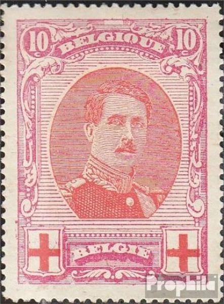 Belgique 111A oblitéré 1915 Rouge Cross