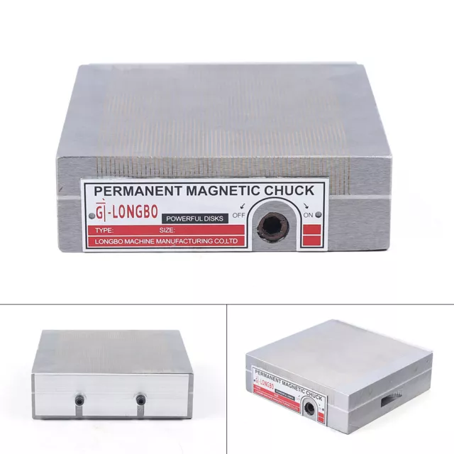 Permanent Magnetic Chuck Fine Pole 4X7" 5X10" 6X6" 6X12" 6X18" 100N-120N US
