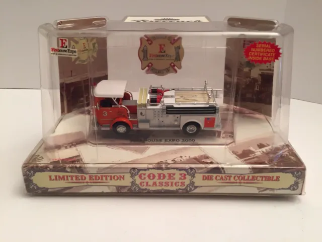 Code 3 Collectible Crown Pumper # 3 - 12228  Firehouse Expo - 2000