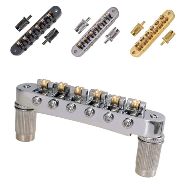 Tune O Matic Bridge W Roller Saddles for Epiphone Les Paul SG ES Dot Free Ship