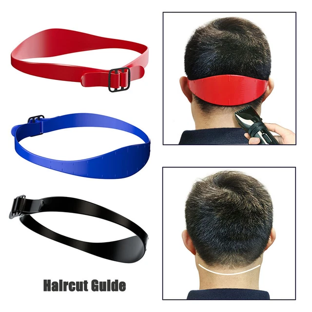 SILICONE HAIRCUT BAND Hair Line Template Skin Safe Shaving Trimming Guide ToolP_ £5.64 PicClick UK