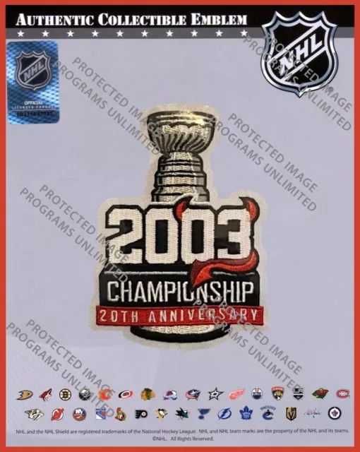 NHL New Jersey Devils 40th Anniversary 2023 Official Playoffs Game Hoc –  Inglasco Inc.