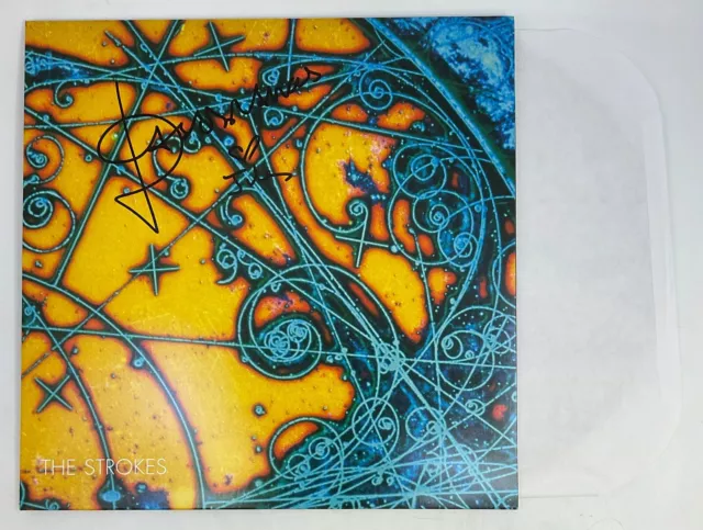 Julian Casablancas Signed Strokes Is This It Album Cover w/Vinyl AUTO BAS Holo