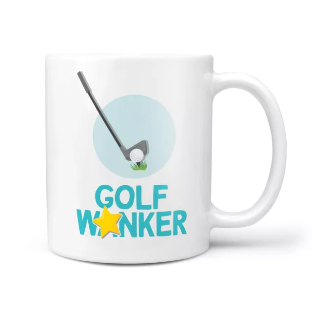 GOLF Wanker Mug - Gift For Golfer Birthday Christmas Funny Gifts