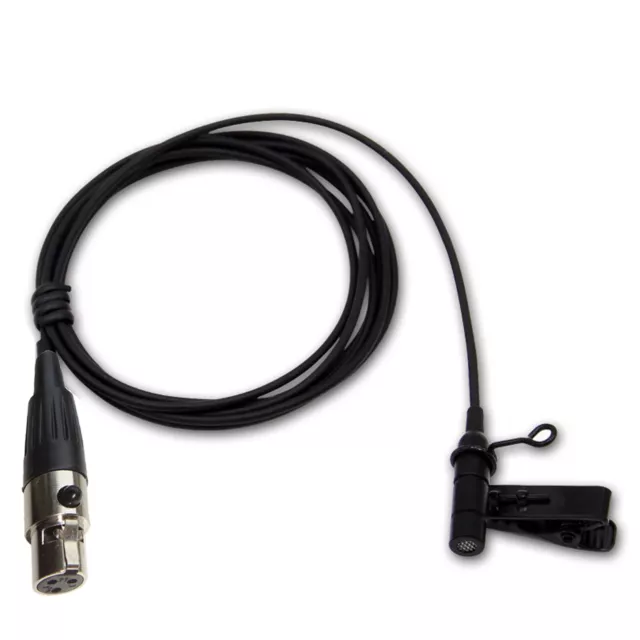 Professional Lavaliere Microphone 3 Pin Mini XLR TA3F For Body Pack Transmitters