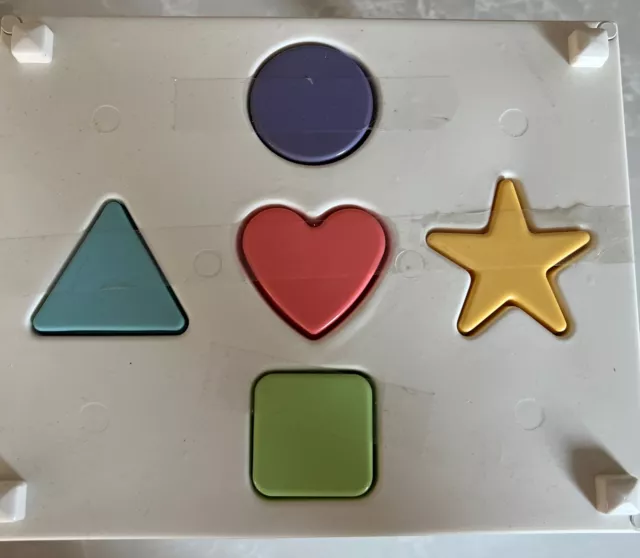 American Girl Bitty Baby High Chair 5 Shapes Star Square Heart Triangle Circle