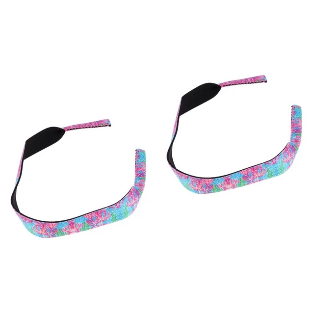 2x cinturino supporto occhiali da sole cinturino in neoprene contenitore occhiali galleggianti