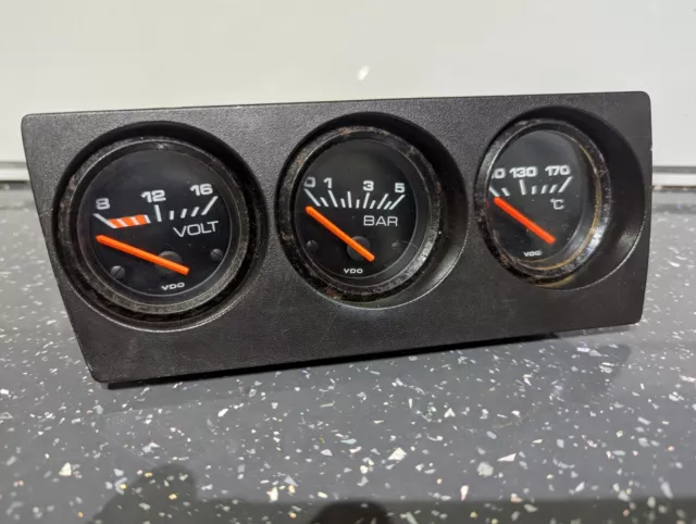 Audi VW VDO Gauges Volt Oil Temp