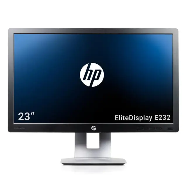 HP EliteDisplay E232 23" TFT FULL HD 1920x1080 LED IPS Pivot HDMI DP A-WARE