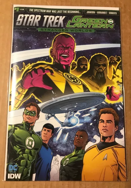 Star Trek Green Lantern Stranger Worlds #1 Cover A Hernandez IDW DC Comics NM