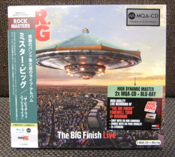 洋楽 MR.BIG / The BIG Finish Live Blu-ray+2CD Mr. Big - The BIG Finish Live - 2 MQA-CD + Gift 