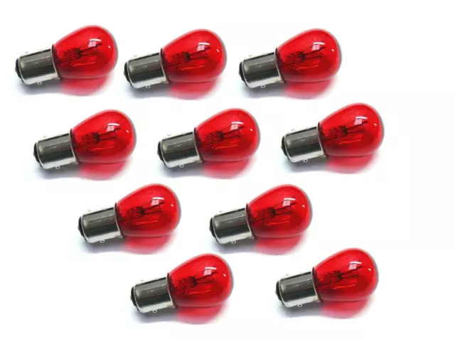 10 Stück 6V 21/5W BAY15D Birne Lampe Glühlampe Rücklicht RED Bulbs 10 pcs rot