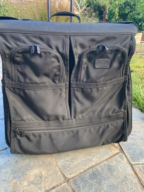 Tumi Alpha Large 30" Split Rolling Duffel Suitcase Black 22041D4