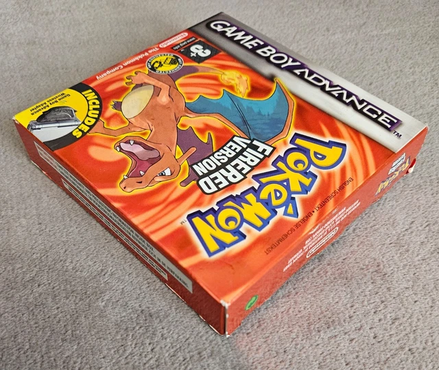 Pokémon Rosso Fuoco Per Game Boy Advance (GBA) – Originale Italiano PAL – Perfetto E Funzionante