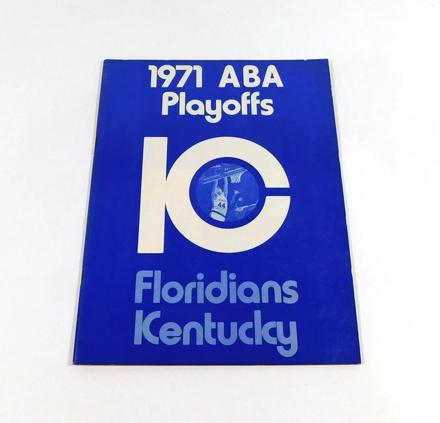 197071 ABA BASKETBALL Playoff Program Miami Floridiens at Kentucky